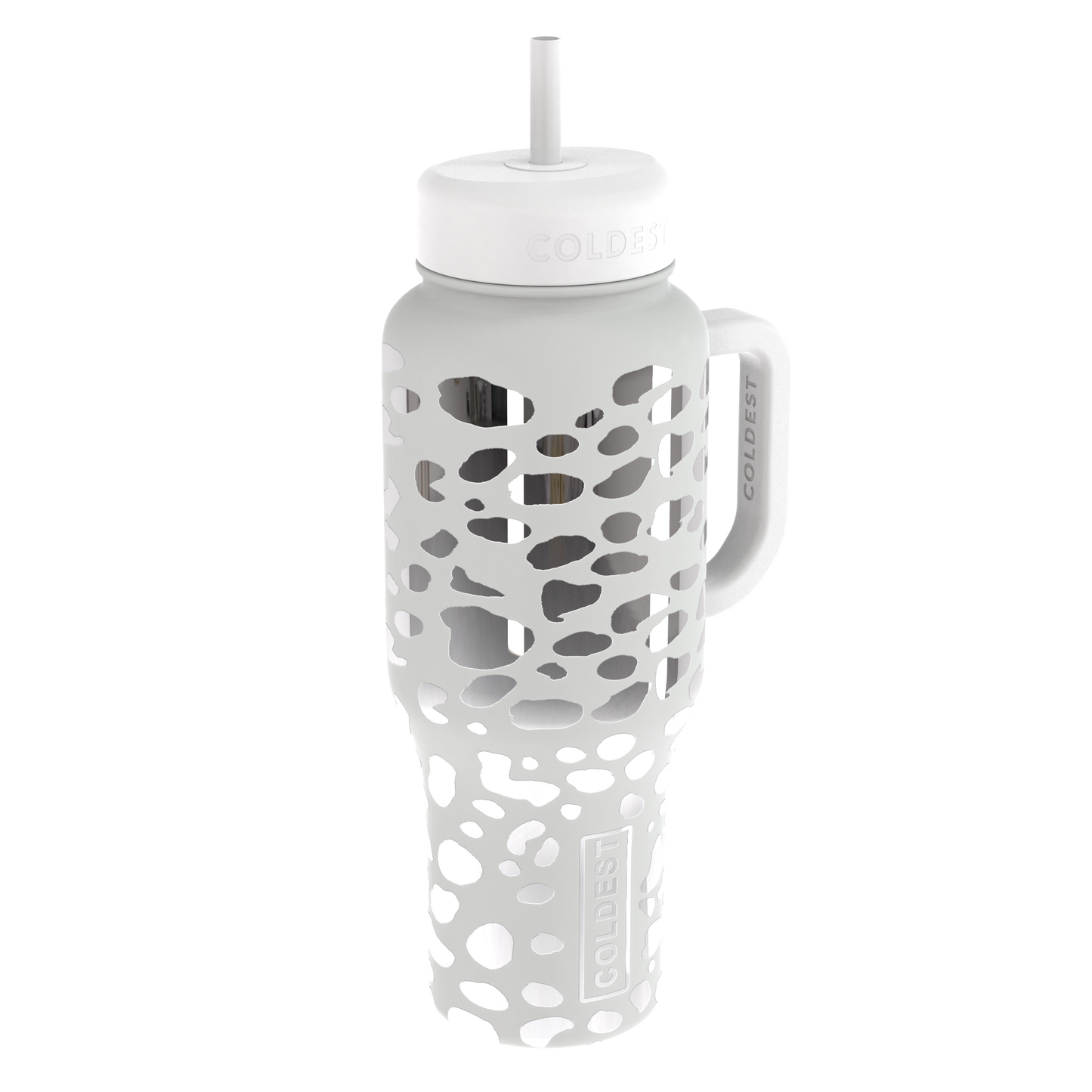 Coldest 36oz Hand Bottle - Silver Leopard PREVENTA