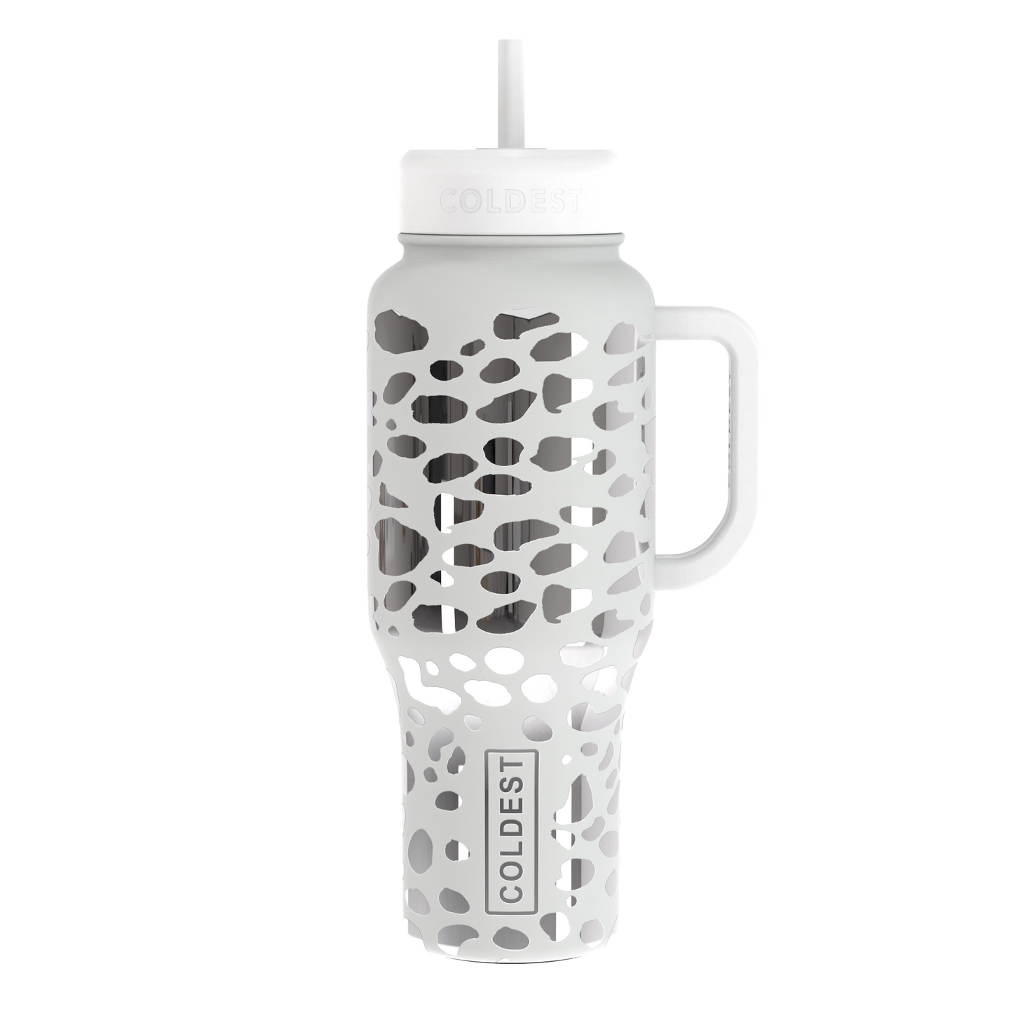 Coldest 36oz Hand Bottle - Silver Leopard PREVENTA