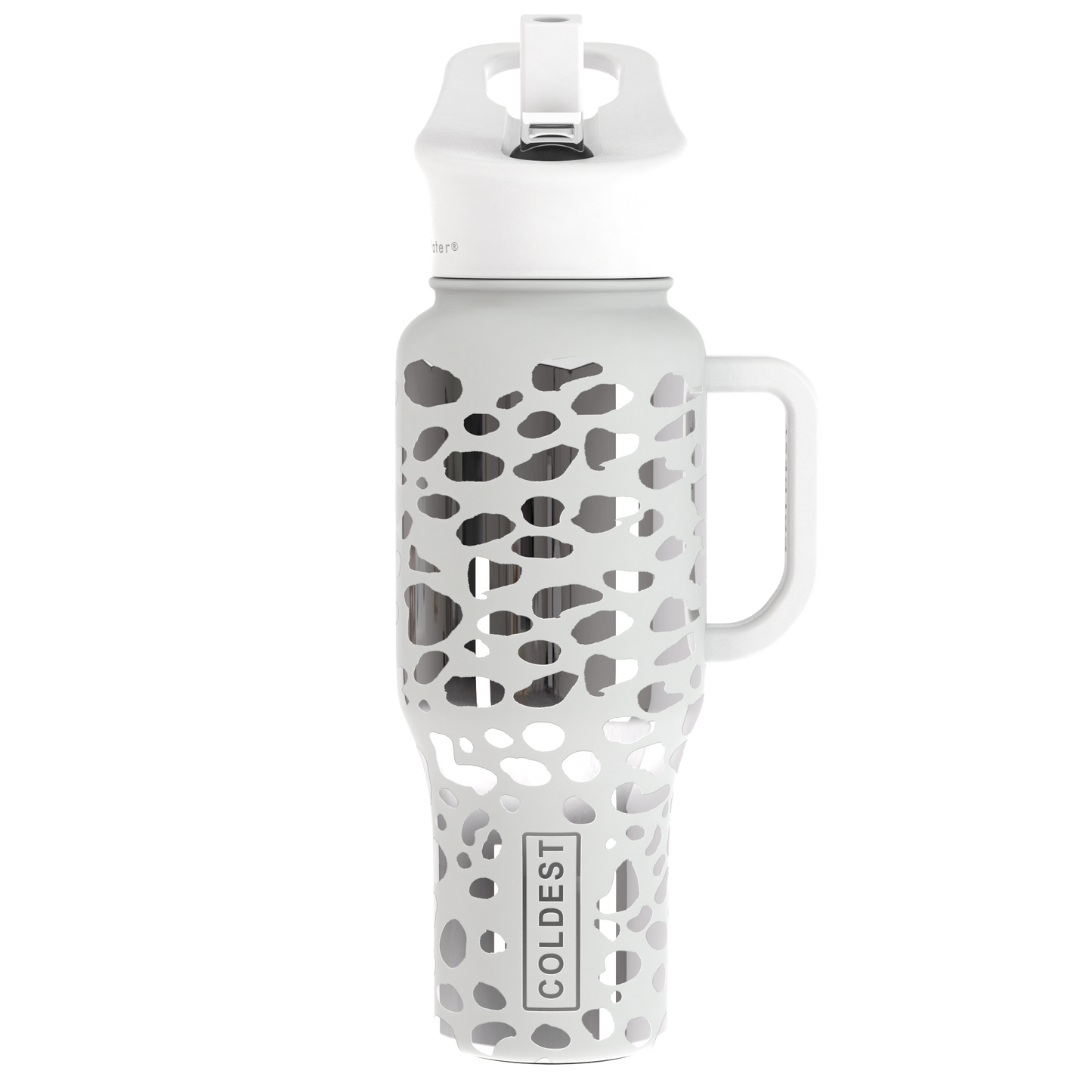 Coldest 36oz Hand Bottle - Silver Leopard PREVENTA