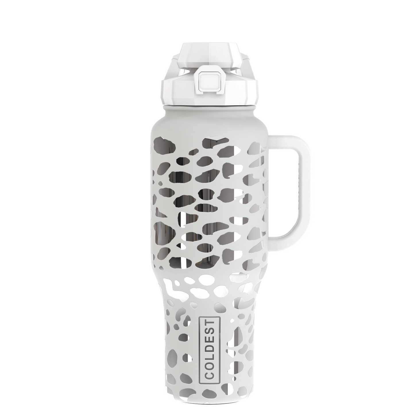 Coldest 36oz Hand Bottle - Silver Leopard PREVENTA